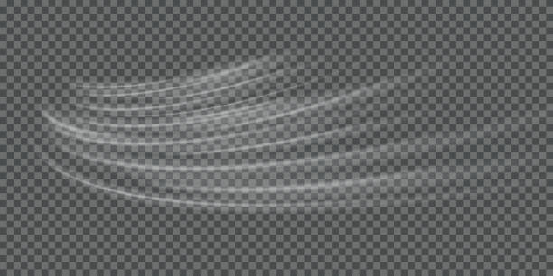 Stream of fresh wind png. Imitation of the exit of cold air from the air conditioner.