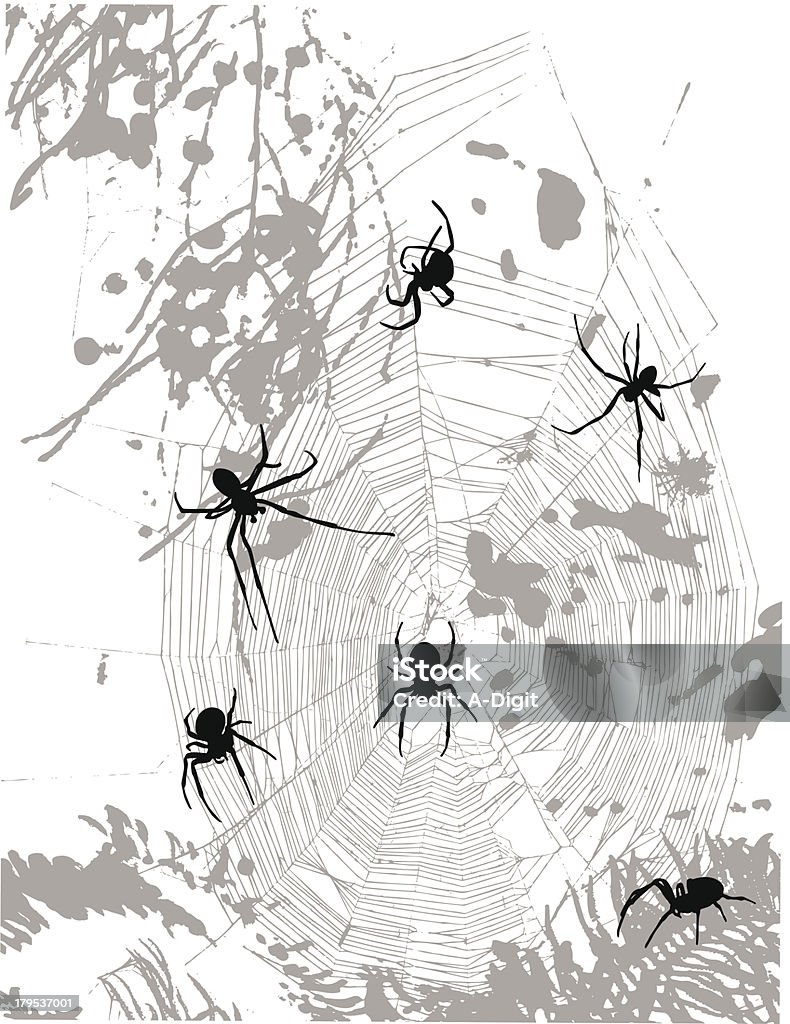 Back Spiders Vector Spiders Stock Illustration - Download Image Now - Back Lit, Black Color ...
