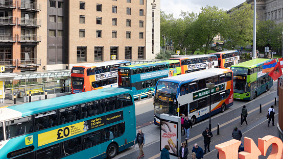 Chancery Lane Underground station in London. London Underground annual entry and exit for Farrington Station amounted to 15.87 million in 2016.