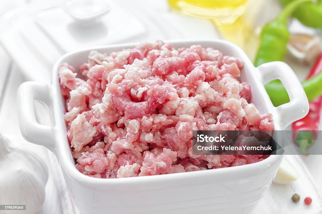 Carne picada - Royalty-free Alho Foto de stock