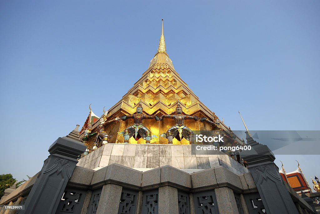 Wat phra kaeo bangkok, en Thaïlande. - Photo de Antique libre de droits