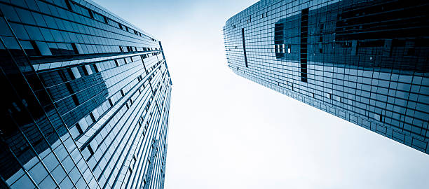 Modern glass corporate building