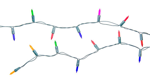 istock Christmas lights string isolated on white background with clipping path 1795431860