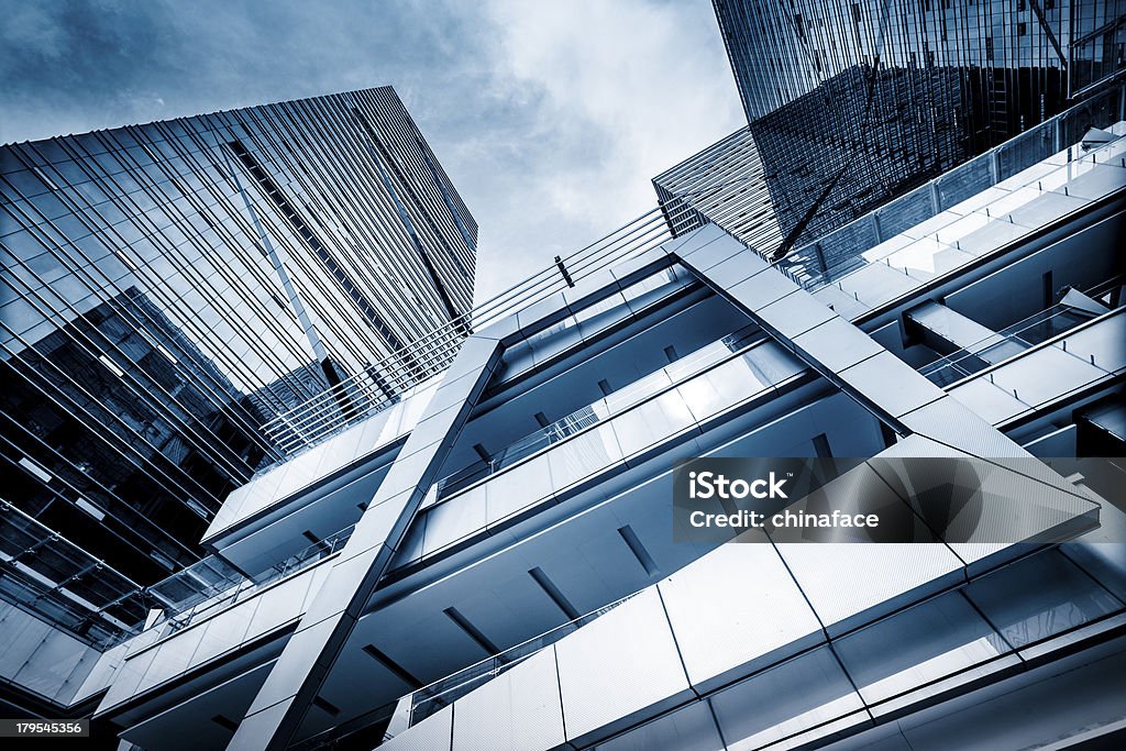 Vidro moderno Edifício empresarial - Royalty-free Abstrato Foto de stock