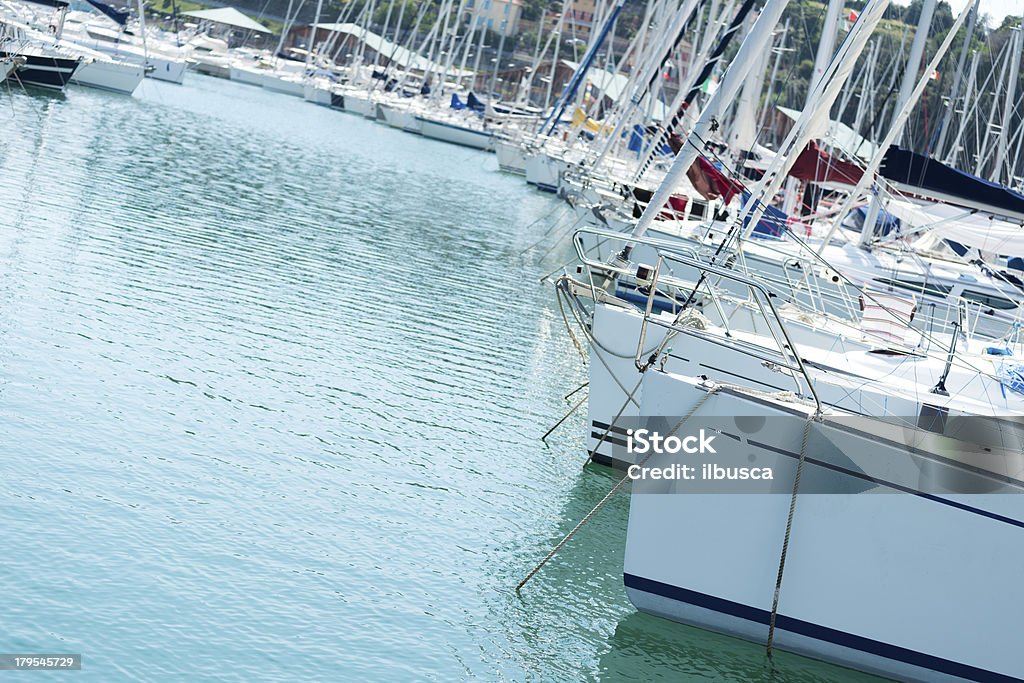 Barcos no cais - Royalty-free Barco à Vela Foto de stock