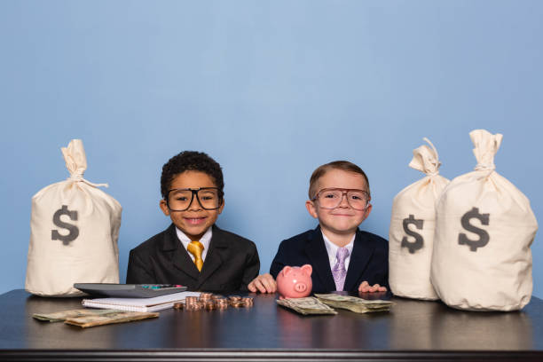 istock Young Business Boys with Money Savings 1795475632