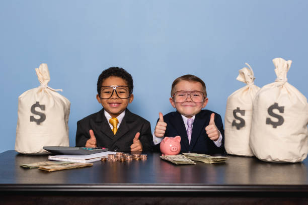 istock Young Business Boys with Money Savings 1795475633