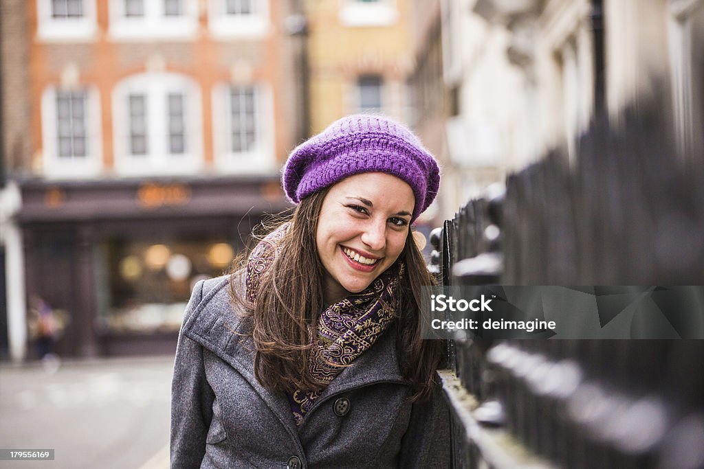 Woman in London woman in the city of london. 20-24 Years Stock Photo