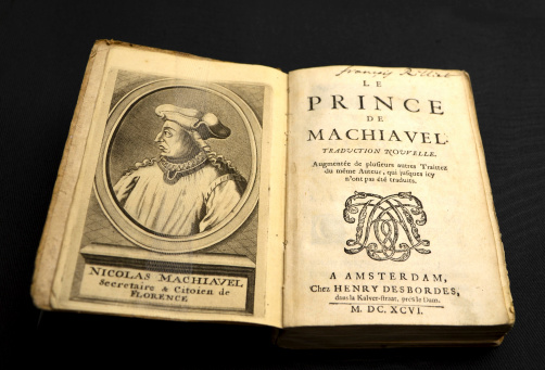 French edition of Nicolo Machiavelli's The Prince of 1646.