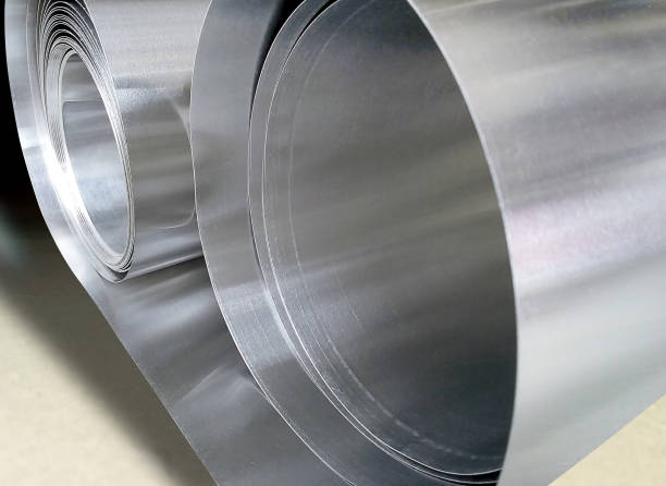 istock aluminum coil on the floor surface 1795591430