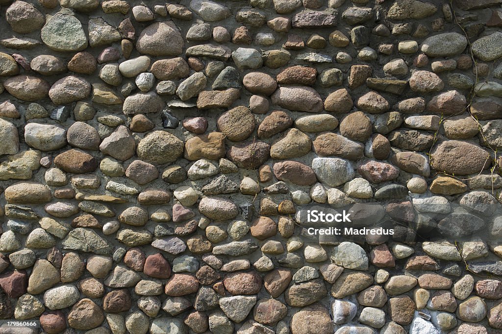 An old boulder stone wall Abstract Stock Photo