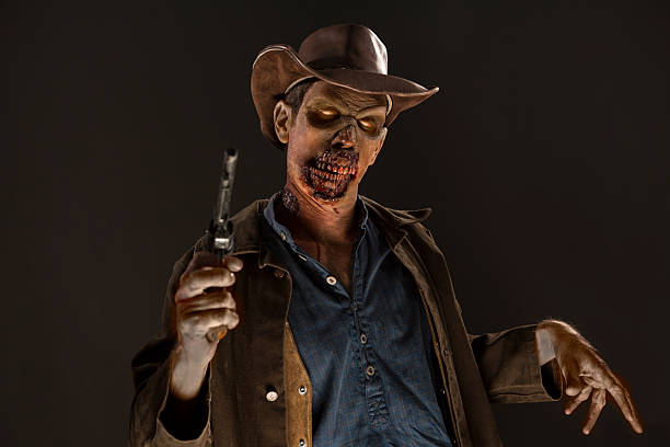 istock Cowboy Zombie in the desert 179561157