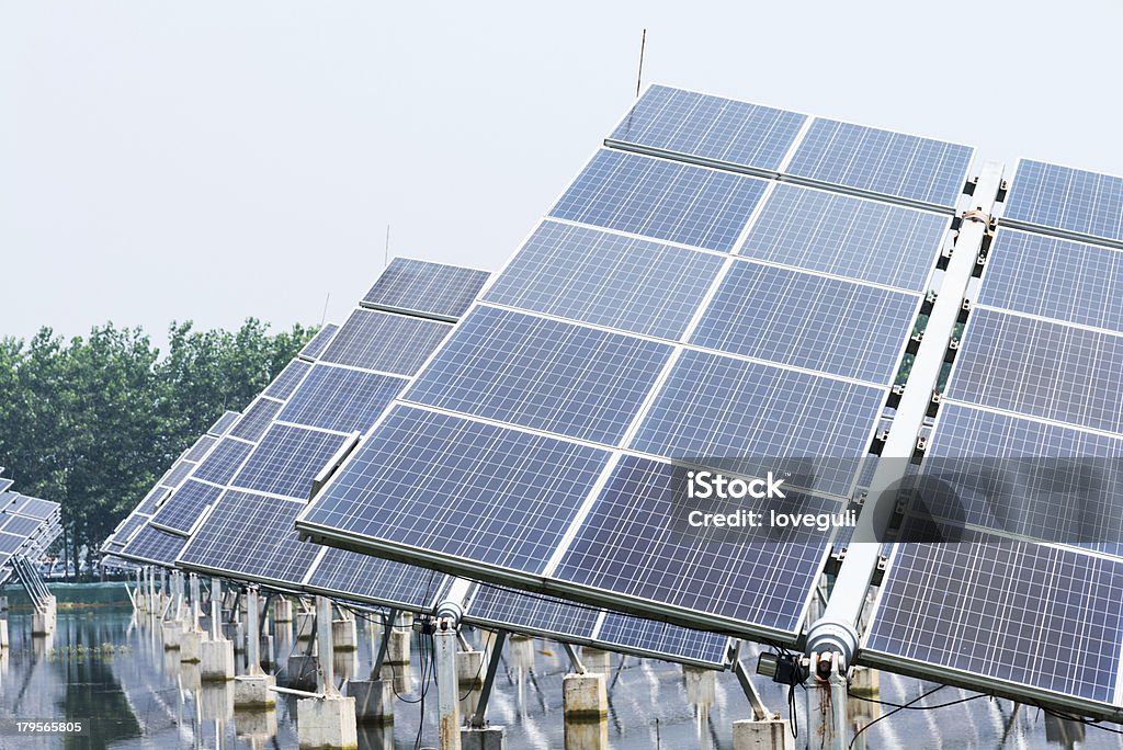 solar energy - Lizenzfrei Solarkraftwerk Stock-Foto