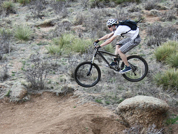 istock Mountain Bike Jump 179566770