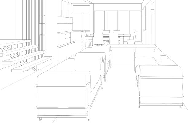 istock 3D illustration of residential project 1795687188