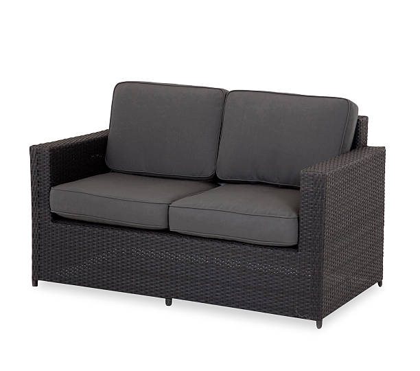 istock Outdoor Wicker Loveseat 179569168