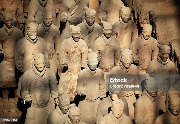 Terracotta Warriors Stock Photo - Download Image Now - Ancient, Anthropomorphic, Archaeology