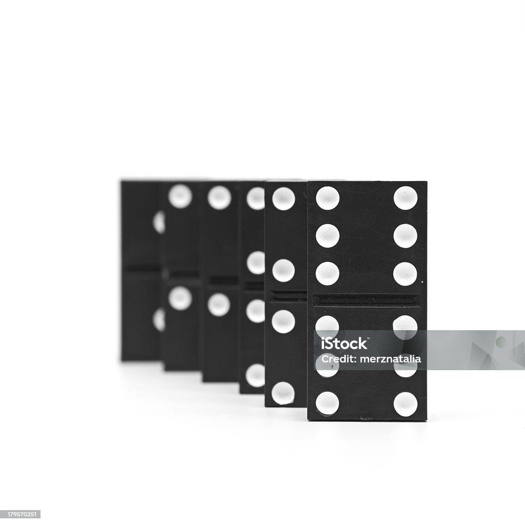 Isolado -dominoes - Royalty-free Cobra Foto de stock