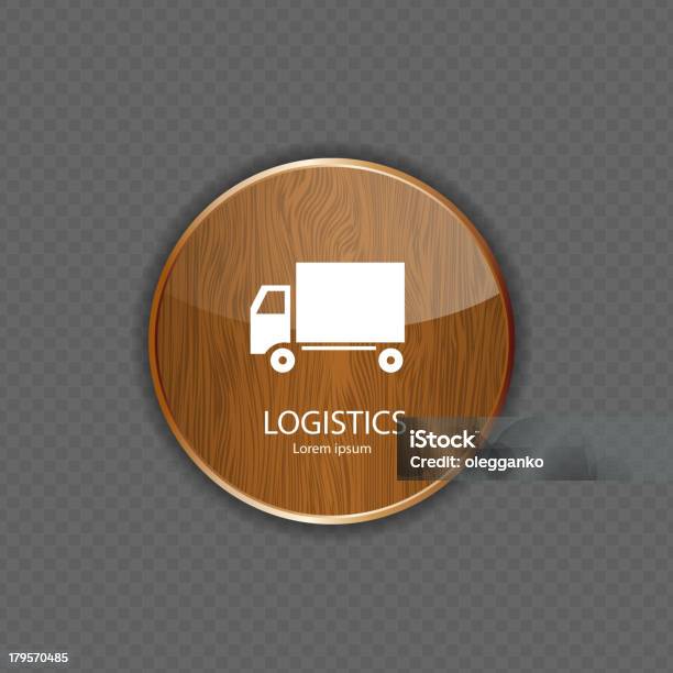 Logistik Holz Anwendung Icons Stock Vektor Art und mehr Bilder von Bewerbungsformular - Bewerbungsformular, Braun, Fracht