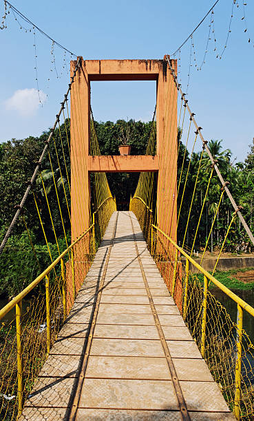 istock Hanging bridge in Vennakad,Kerala,India 179570632