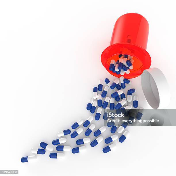 薬溢れにホワイトの薬びん - アスピリンのストックフォトや画像を多数ご用意 - アスピリン, カットアウト, カプセル剤
