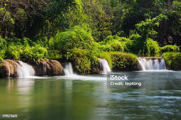 Cascata Na Tailândia - Fotografias de stock e mais imagens de Ao Ar Livre - Ao Ar Livre, Beleza natural, Cair