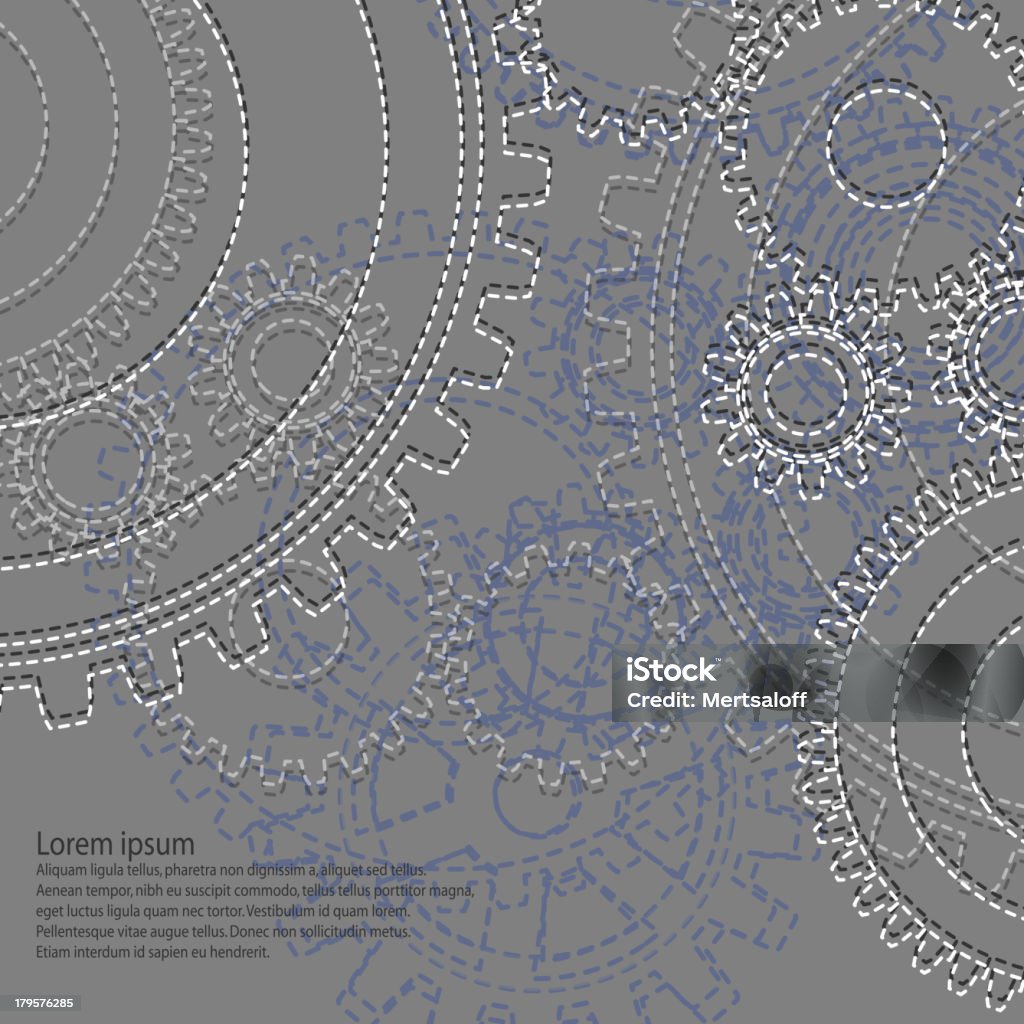 Рисунок шестерни - Векторная графика Абстрактный роялти-фри