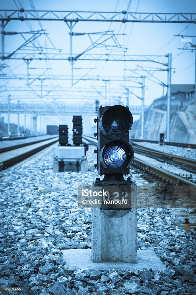 ferrovia - Foto stock royalty-free di Acciaio