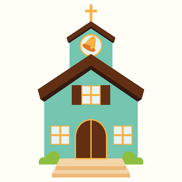 Vector Illustration of a Cute Church or Chapel Vector Illustration of a Cute Church or Chapel. No transparencies or gradients used. Large JPG also included. chapel illustrations stock illustrations