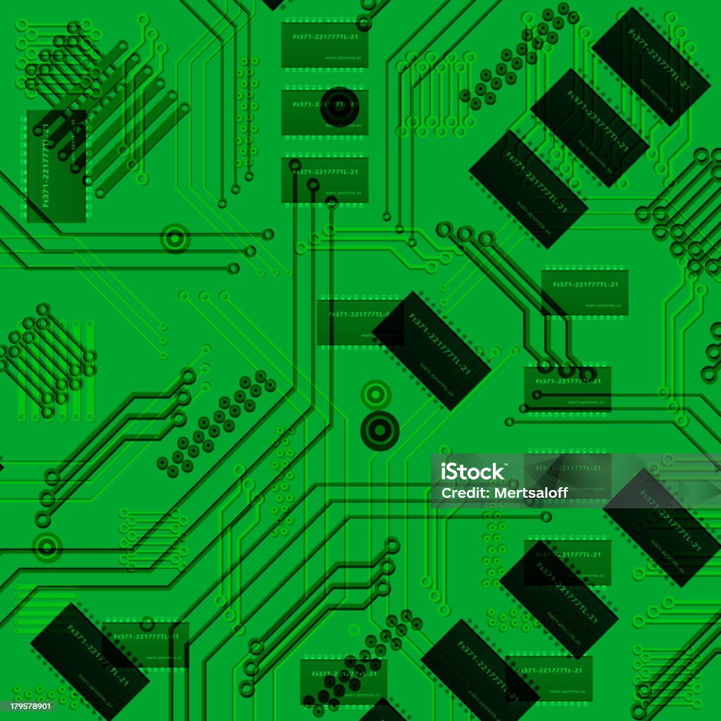 칩, microcircuit - 로열티 프리 0명 벡터 아트