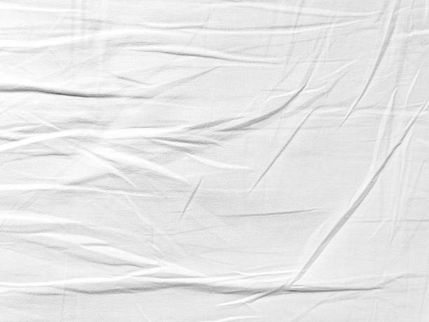istock Crease fabric texture white for background 179579390