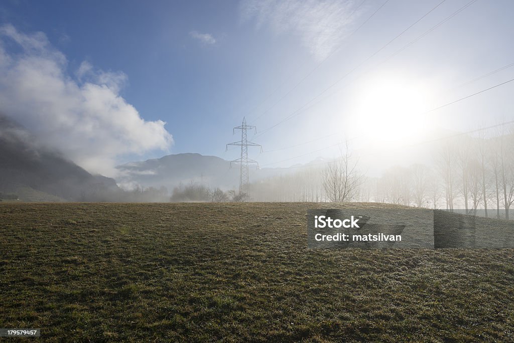 Electricity Pylon - Lizenzfrei Schweiz Stock-Foto