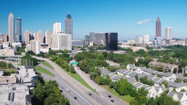 istock Wide Angle Drone View of Downtown Atlanta, GA 1795797378