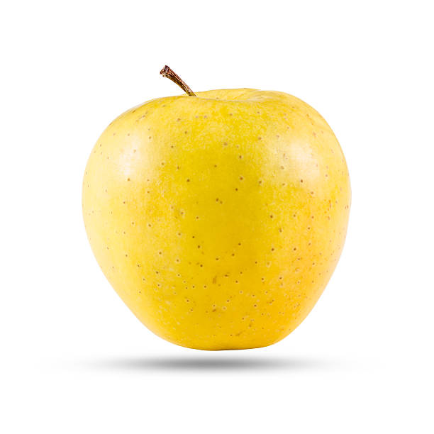 istock Yellow apple isolated on white background 179581485