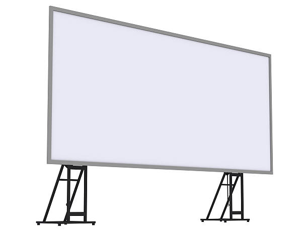 istock 3d render of a blank roll up banner 179581685