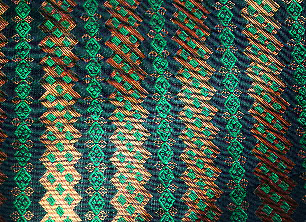 istock Colorful batik cloth fabric background 179582120