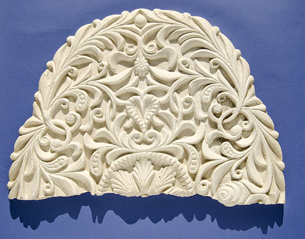 istock retro and grunge gypsum tracery fragment 179584949