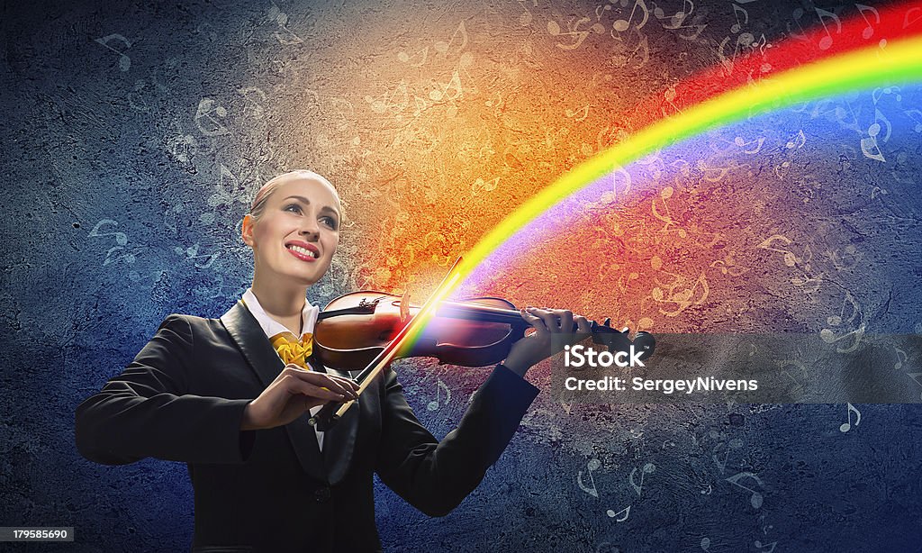 Violinistas em negócios Terno - Royalty-free Adulto Foto de stock