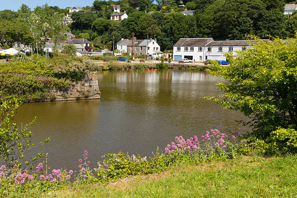 istock Pentewan village harbour Cornwall England 179586539