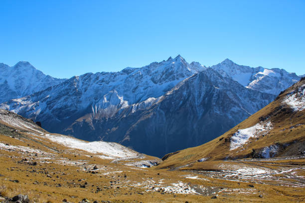 istock Panoramic view of the desolated landscape on the mount Elbrus 1795883042