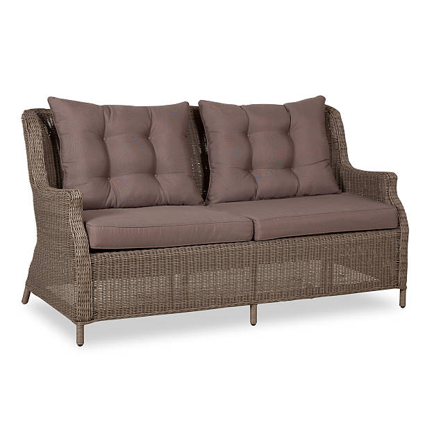 istock Outdoor Wicker Loveseat 179588622
