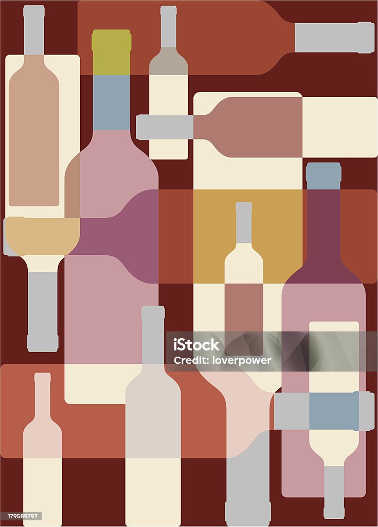 Vino fondo colorido - arte vectorial de Vino libre de derechos