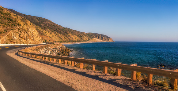 California Coastline along Pacific Coast Highway / California State Route 1