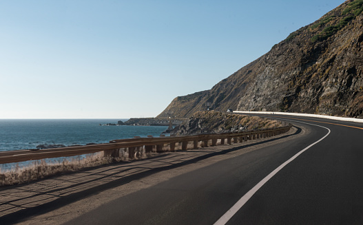 California Coastline along Pacific Coast Highway / California State Route 1