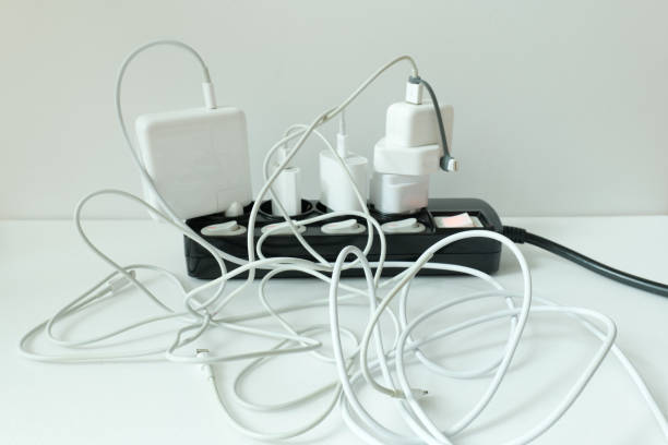 istock electric plug and cables on the floor isolated 1795906894