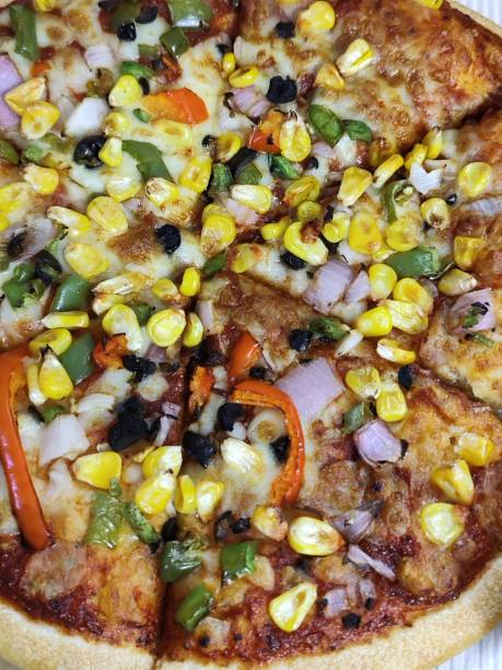 Delicious Veg American Cheesy Pizza