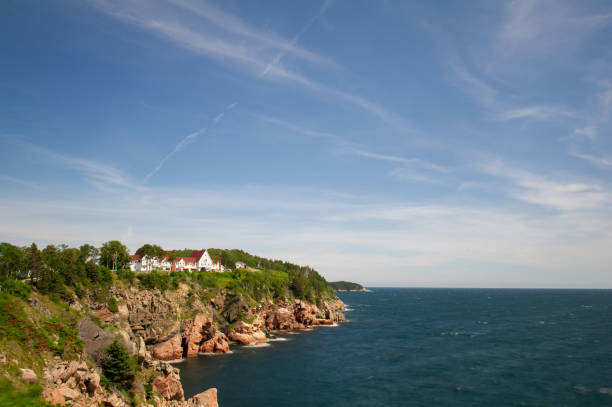 Scenic Coastal View from Keltic Lodge, Ingonish, Cabot Trail, Nova Scotia.