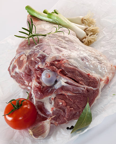 istock Raw Leg of Lamb 179594551