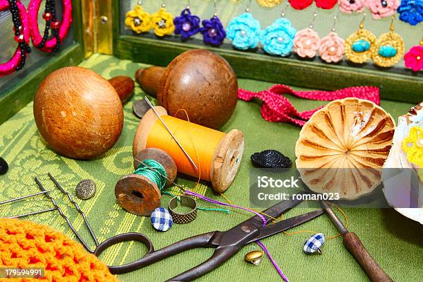 Sewing Art Stock Photo - Download Image Now - Art, Art And Craft, Backgrounds