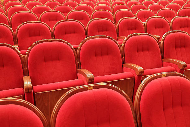 istock Background of theatrical red chairs 179596171
